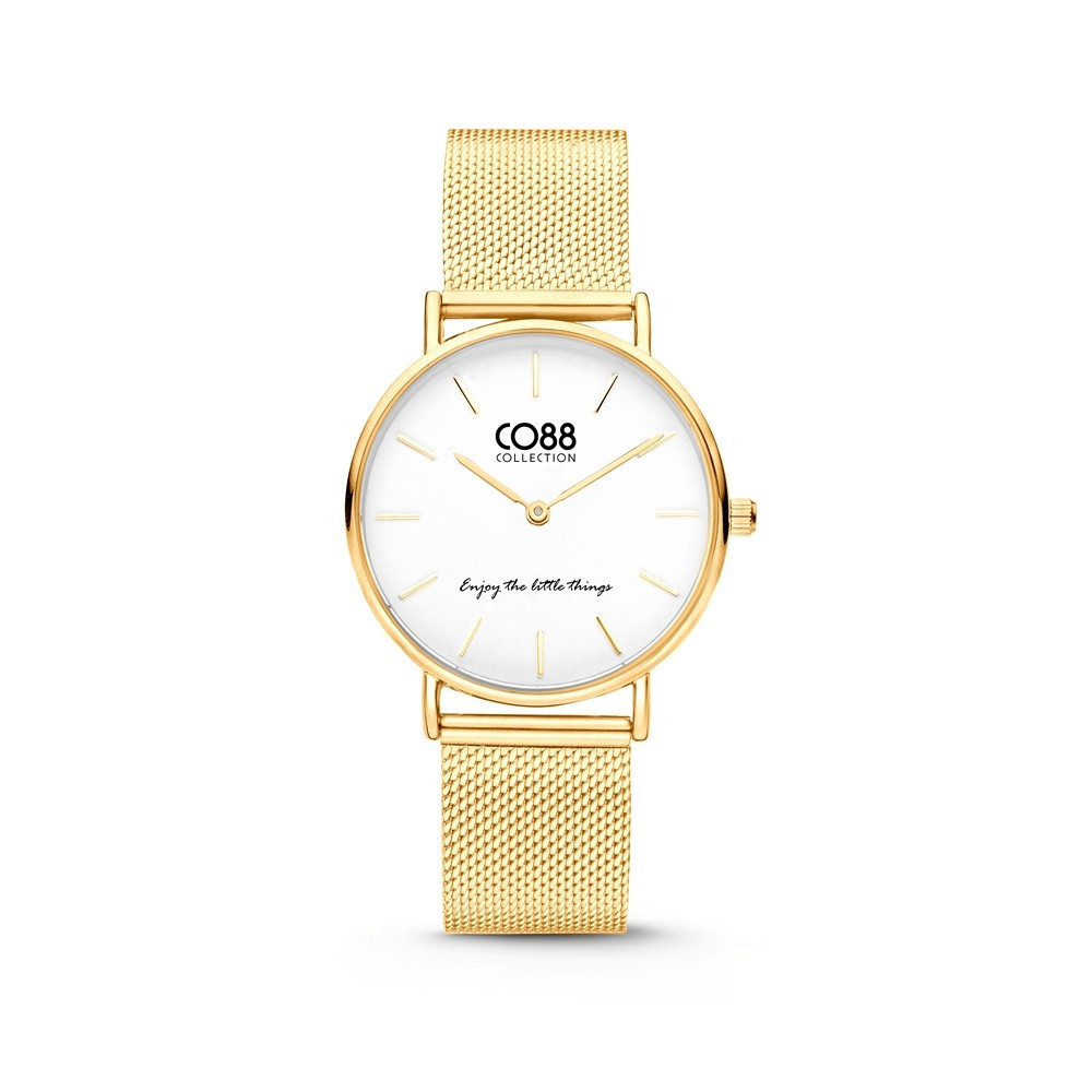 CO88 Collection 8CW 10077 Horloge - Mesh Band - Ø 32 mm - Goudkleurig 1