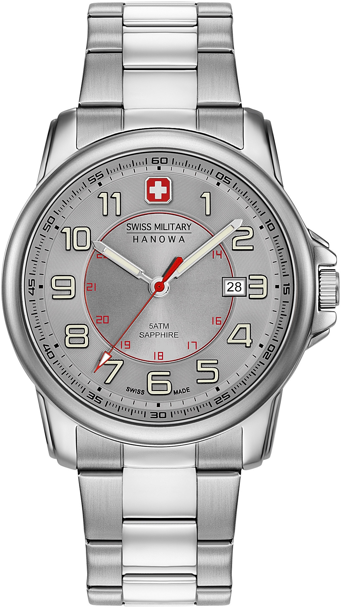 Swiss Military Hanowa Horloge 43 Stainless Steel 06-5330.04.009 1