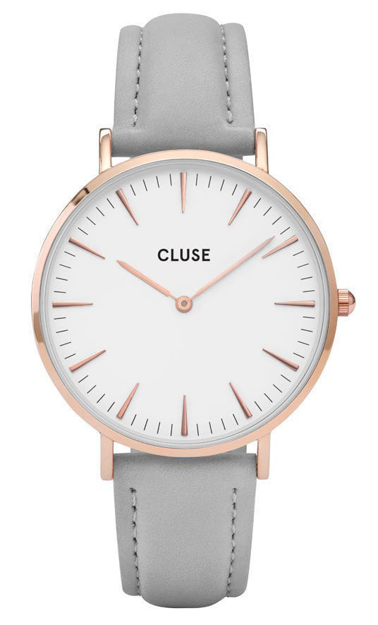 Cluse horloge La Bohéme rosegold-white-grey 38 mm CW0101201007 1