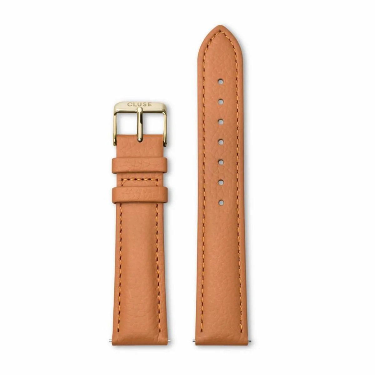 CLUSE CS1408101086 Horlogeband leder oranje-rosekleurig 18 mm 1