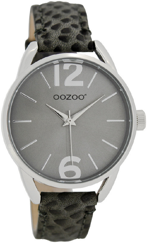 OOZOO JR284 Horloge Junior 38 mm donkergrijs   1