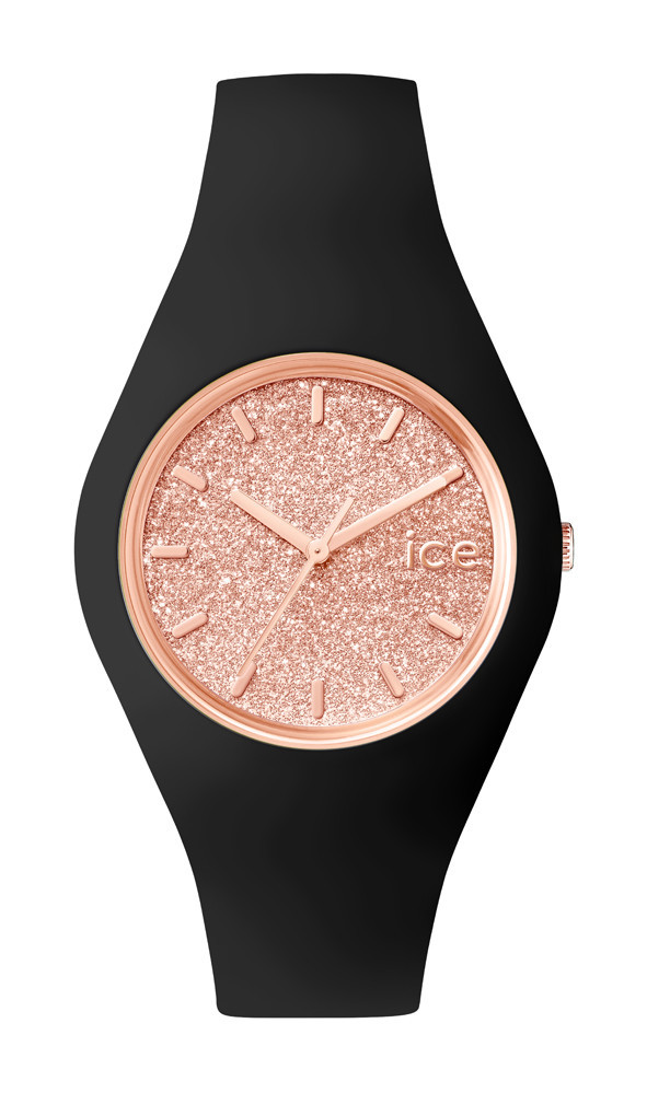 Ice-Watch Horloge Ice Glitter zwart-rosékleurig 41,5 mm IW001353 1