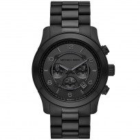 Michael Kors MK9073 Horloge Runway Chrono staal zwart 45 mm 1