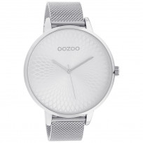 OOZOO C10550 Horloge Timepieces Mesh staal zilverkleurig 48 mm 1
