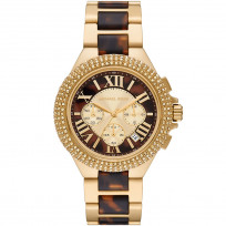 Michael Kors MK7269 Horloge Camille Chrono staal goudkleurig-bruin 43 mm 1