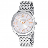 Swarovski 5455108 Horloge Crystalline Glam zilver- en rosekleurig 35 mm 1
