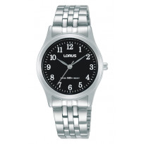 Lorus RRX37HX9 Horloge staal zilverkleurig-zwart 30 mm  1
