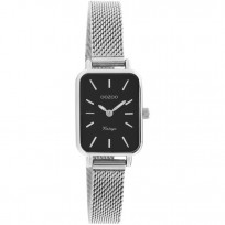 OOZOO C20267 Horloge Vintage staal zilverkleurig-zwart 26 x 21 mm 1