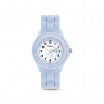 Colori Kidz 5 CLK114 Kinderhorloge met Walvis - Siliconen Band - Ø 30 mm - Blauw  1