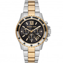 Michael Kors MK7209 Horloge Everest Chrono staal zilver-en goudkleurig-zwart 42 mm 1