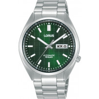 Lorus RL495AX9 Horloge staal zilverkleurig-groen 41 mm  1