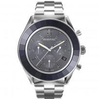 Swarovski 5610481 Horloge Octea Lux Sport zilverkleurig-blauw 39 mm 1