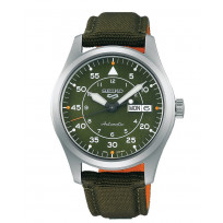 Seiko SRPH29K1 Seiko 5 Sports Horloge Automaat staal-nylon groen  1