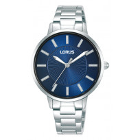 Lorus RG213VX9 Horloge staal zilverkleurig-blauw 34 mm  1