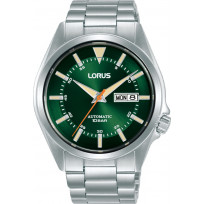 Lorus RL421BX9 Horloge staal zilverkleurig-groen 42 mm 1