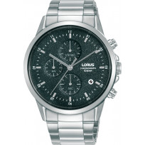 Lorus RM365HX9 Horloge Chronograaf zilverkleurig-zwart 42 mm  1