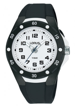 Lorus R2397NX9 Horloge kunststof-siliconen zwart-wit 36 mm  1