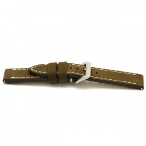 Horlogeband H309 Vintage Nubuck Bruin 22 mm 1