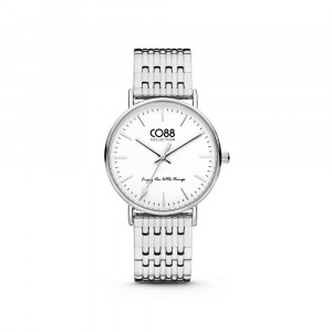 CO88 Collection 8CW 10070 Horloge - Stalen band - zilverkleurig - Ø 36 mm 1