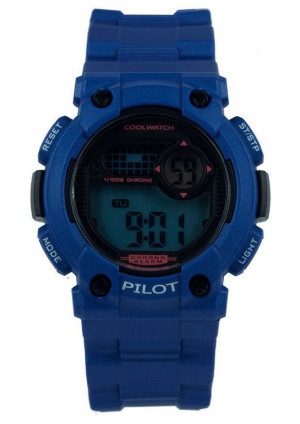 Coolwatch Kinderhorloge Pilot digitaal blauw CW.276 1