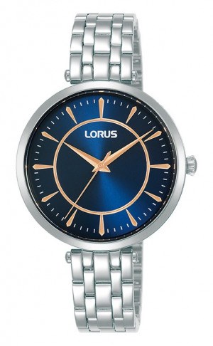 Lorus RG251UX9 Horloge staal zilverkleurig-blauw 32 mm  1