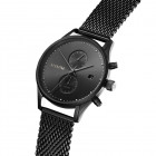 MVMT D-MV01-BL2 RVS Zwart Voyager Horloge 42mm 2