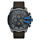 Diesel DZ4500 Horloge Mega Chief zwart/blauw 52 mm 1