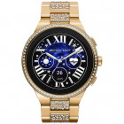 Michael Kors MKT5146 Horloge Smartwatch Gen 6 Camille staal goudkleurig-wit 44 mm 2