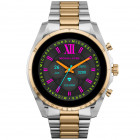 Michael Kors MKT5134 Horloge Smartwatch Gen 6 Bradshaw staal zilver-en goudkleurig 44 mm 1