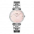 CLUSE CW0101208013 Horloge Triomphe Pearl zilverkleurig-roze 33 mm 1