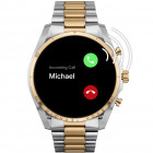 Michael Kors MKT5134 Horloge Smartwatch Gen 6 Bradshaw staal zilver-en goudkleurig 44 mm 4