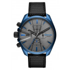 Diesel DZ4506 Horloge Ms9 Chrono zwart-blauw 48 mm 1