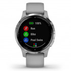 Garmin 010-02172-02 Vivoactive 4S GPS Smartwatch Powder Gray Silver 4