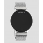 OOZOO Smartwatch Q00116 Mesh zilverkleurig met o.a. Hartslagmeter 43 mm-